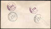 US Georgia, Jessup 563, 657, 680, 681 on Fancy Cancel Cover, Circles